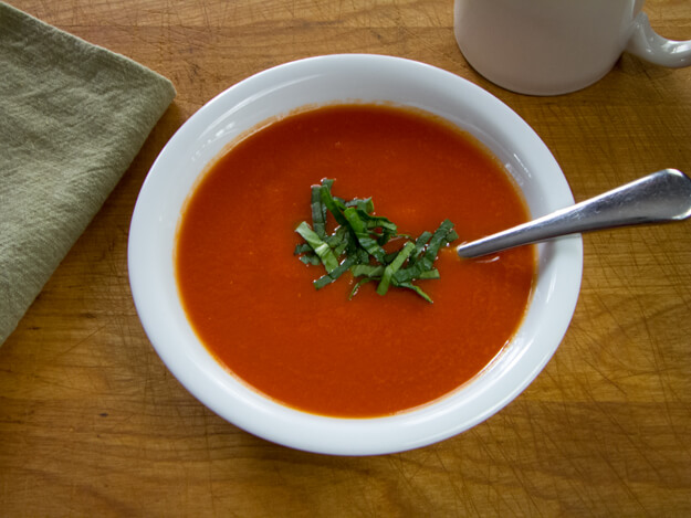 Paleo Tomato Soup is a quick and easy dairy-free, paleo tomato soup ...