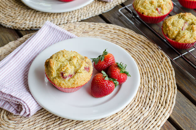 Strawberry Paleo Muffins
