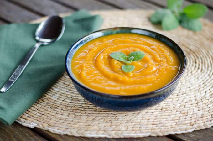 10 Easy Paleo Recipes for Fall - Roasted Butternut Squash Soup