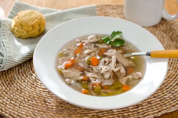 Paleo Crock Pot Chicken Soup | Cook Eat Paleo