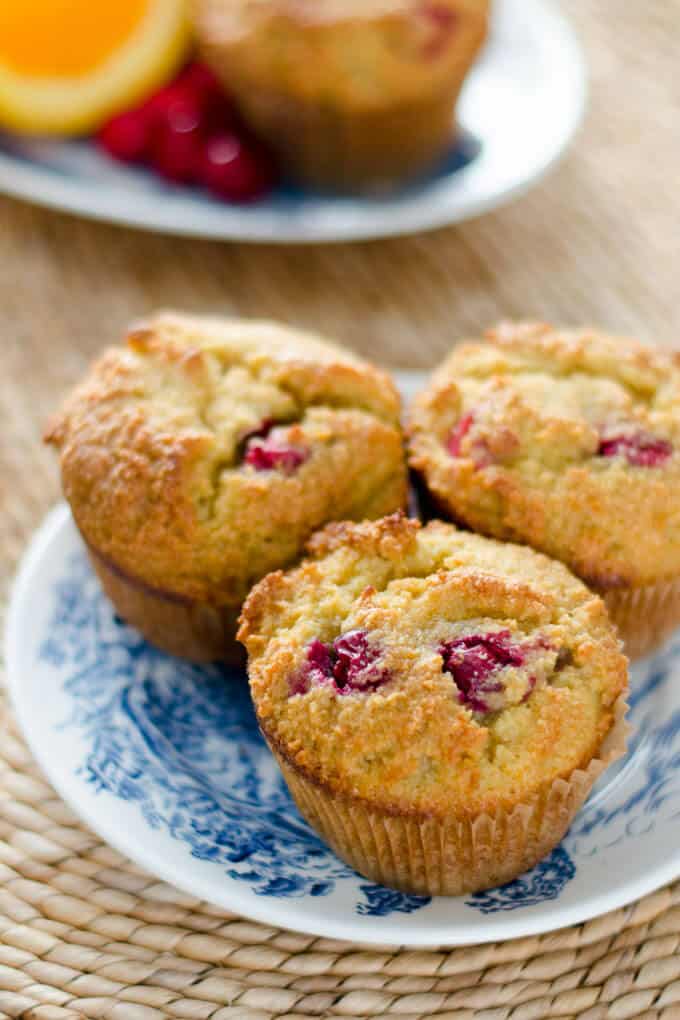 Paleo Cranberry Orange Muffins | Easy Gluten Free Recipe