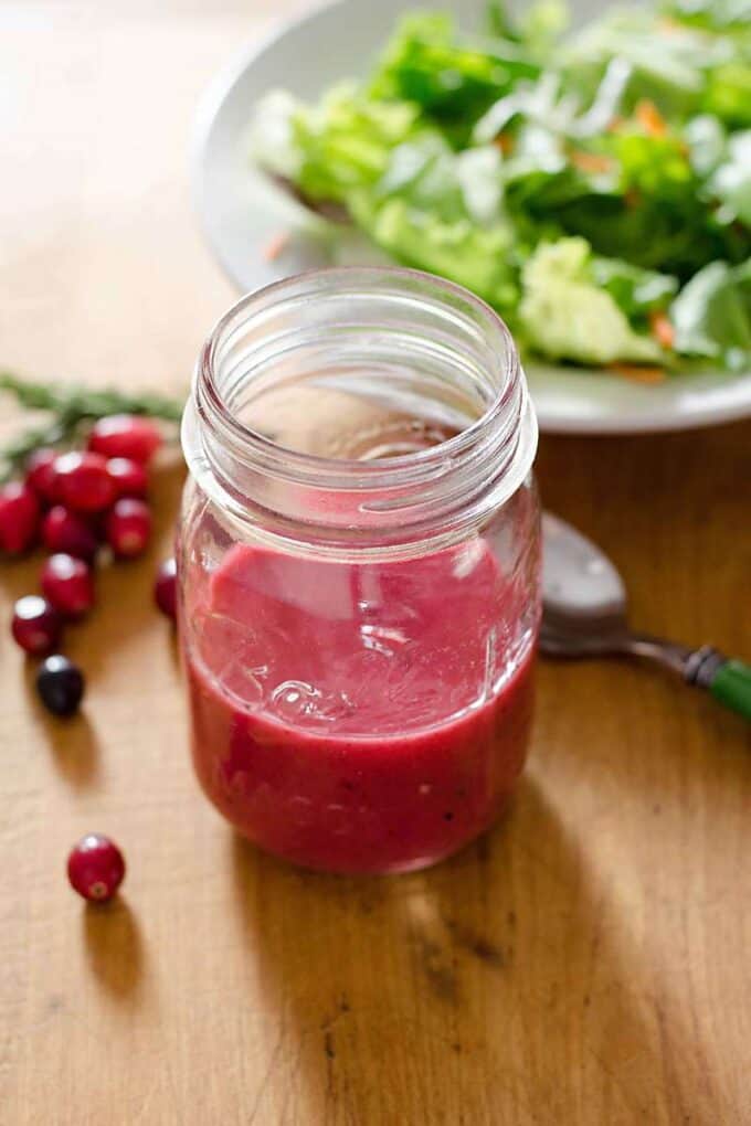 Cranberry Salad Dressing | Cranberry Vinaigrette | Cook Eat Paleo
