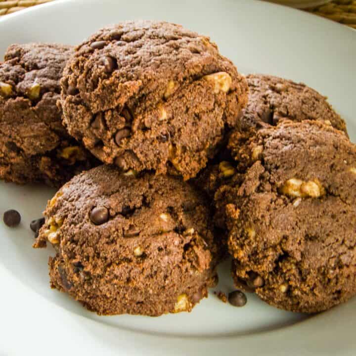 Gluten-Free Chocolate Chip Brownie Scones - Cook Eat Well