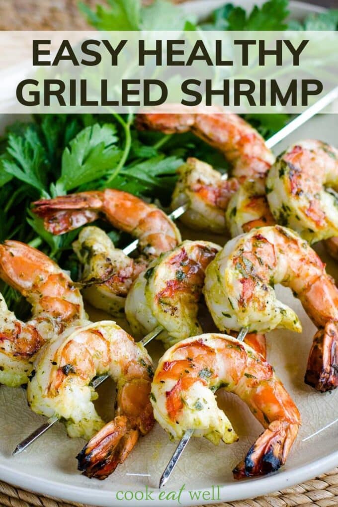 Easy Grilled Shrimp Chimichurri - Cook Eat Well