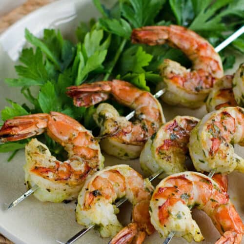 Chimichurri Grilled Shrimp - Cook Eat Well
