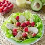 Turkey raspberry salad