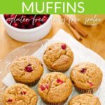 cranberry applesauce muffins
