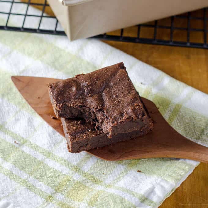 One Bowl Coconut Flour Brownies (nut free)
