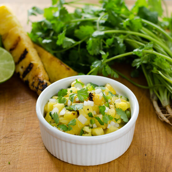 Grilled Pineapple Salsa | Easy Paleo Dip & Salsa Recipes