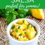 Peach salsa perfect for summer!