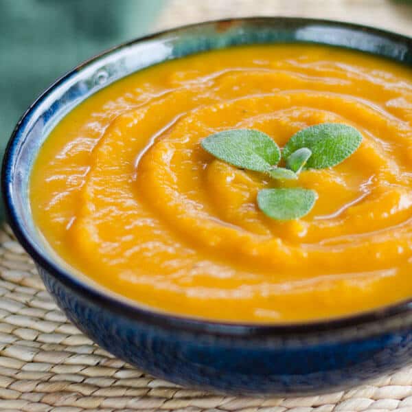 Roasted butternut squash soup