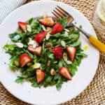 Arugula strawberry salad