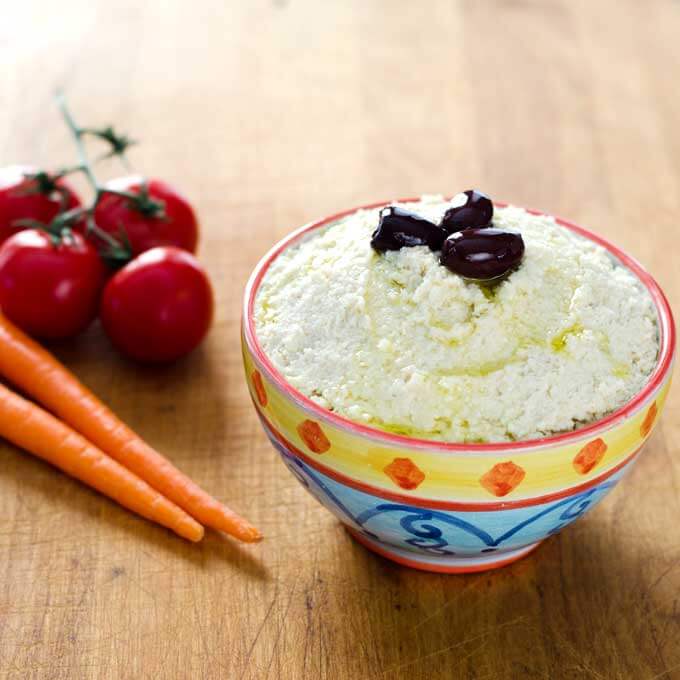 Roasted Cauliflower Hummus | Easy Paleo Dip & Salsa Recipes