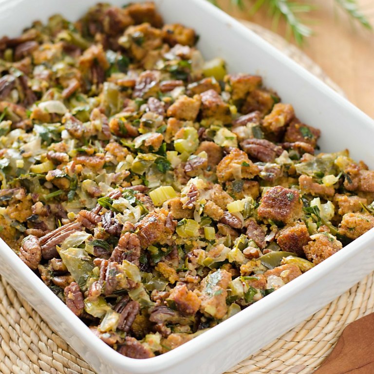 Cornbread Stuffing (Paleo, Gluten Free) - Cook Eat Well