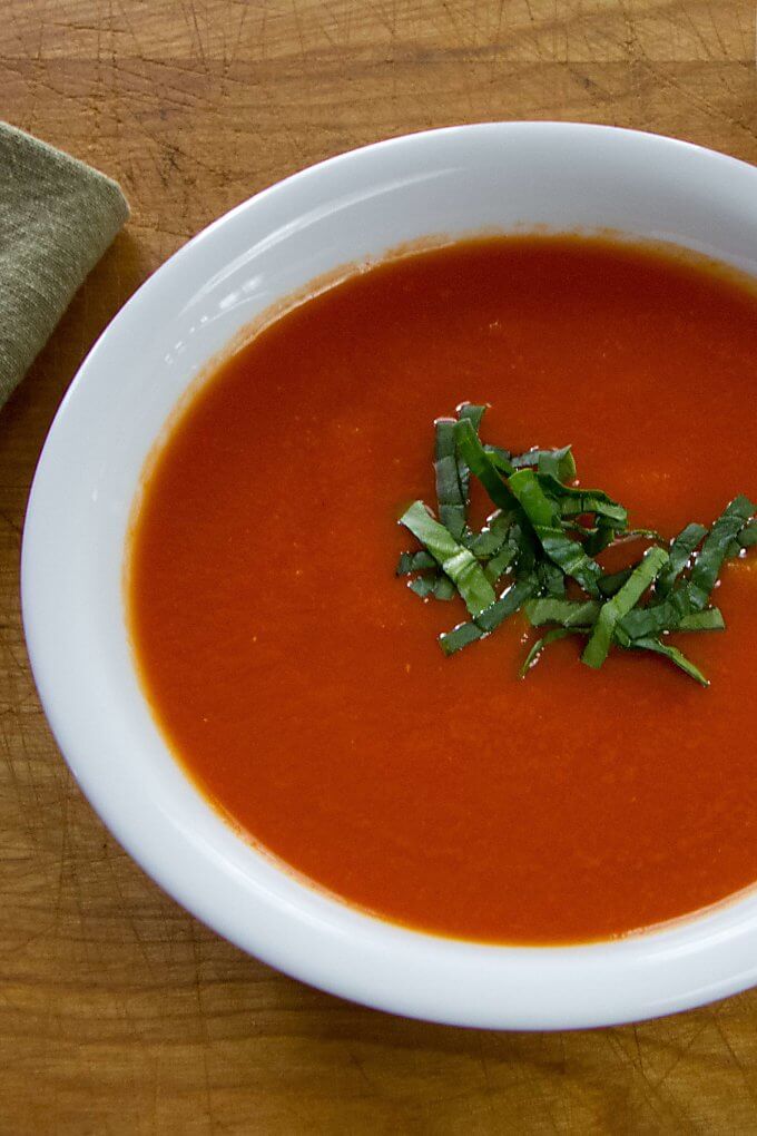 10-minute tomato soup - cook eat paleo