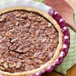 Chocolate walnut pie