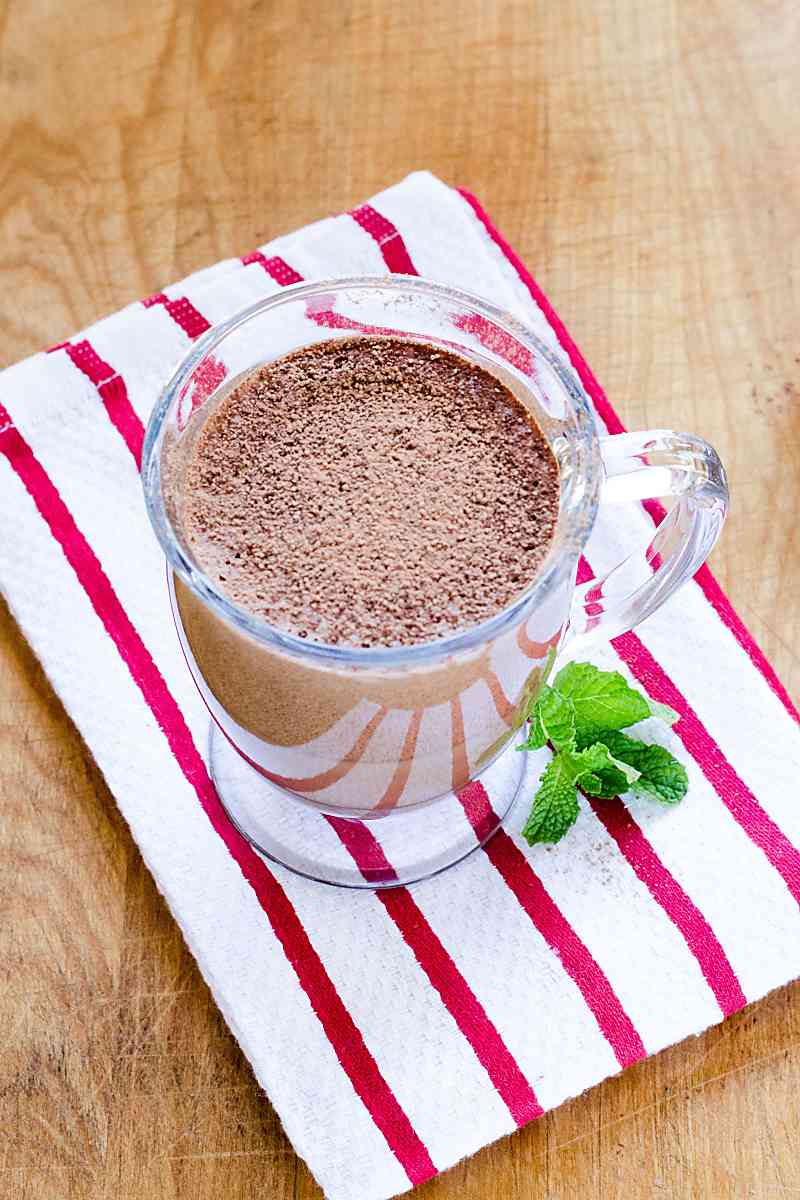 Peppermint mocha smoothie