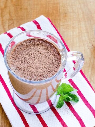 Peppermint mocha smoothie