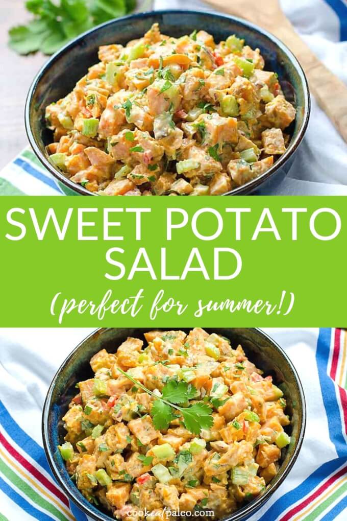 Easy Sweet Potato Salad (Paleo, Vegan, Whole30) - Cook Eat Well