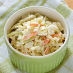 Coleslaw with cabbage and carrots