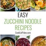 Easy Zucchini Noodle Recipes
