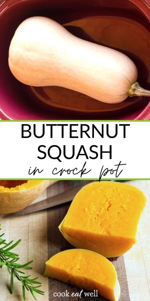 Crock Pot Butternut Squash | Slow Cooker Butternut Squash
