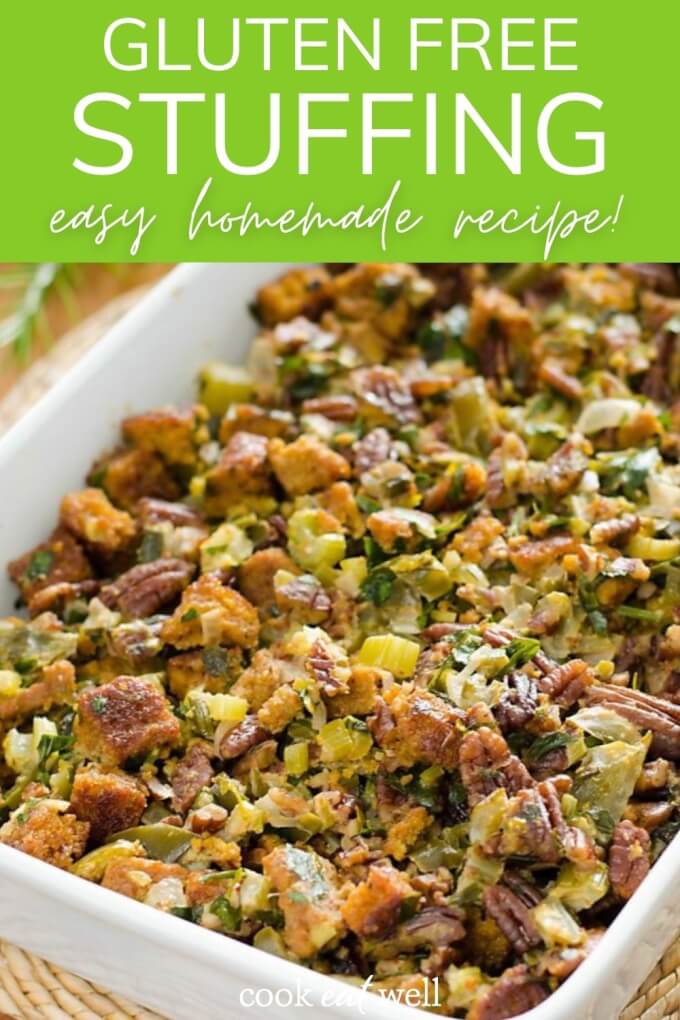 Cornbread Stuffing (Paleo, Gluten Free) - Cook Eat Well