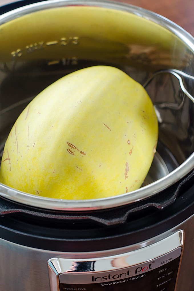 How to cook a spaghetti squash in an instant pot Instant Pot Spaghetti Squash Cook Eat Well
