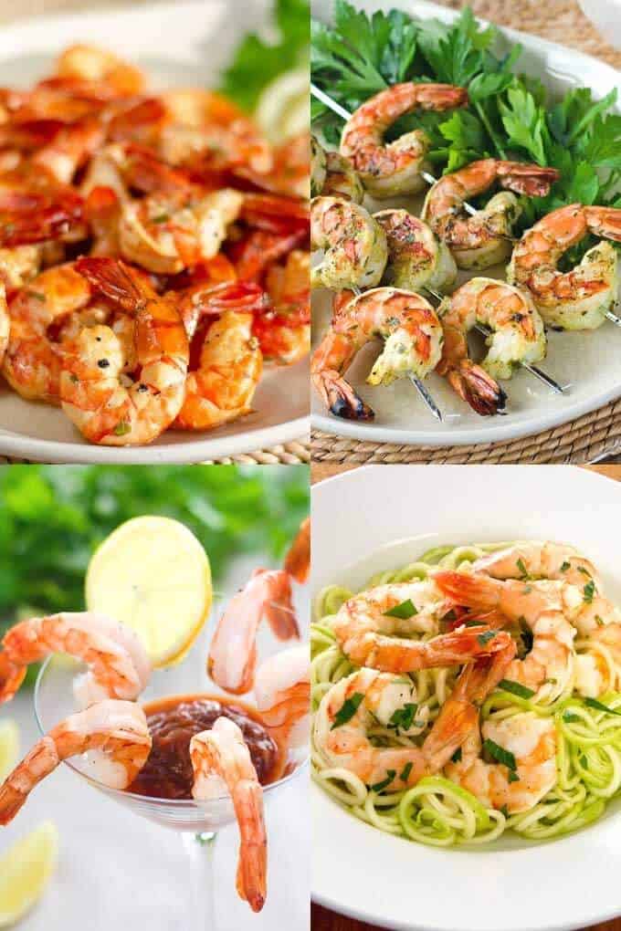 Keto smoked shrimp, grilled shrimp, shrimp cocktail, shrimp scampi