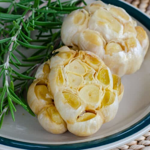 Garlic Roaster!  Have you tried roasted garlic? Charcoal