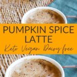 Pumpkin spice latte keto vegan dairy-free