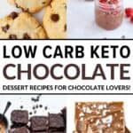 Low carb keto chocolate dessert recipes for chocolate lovers!