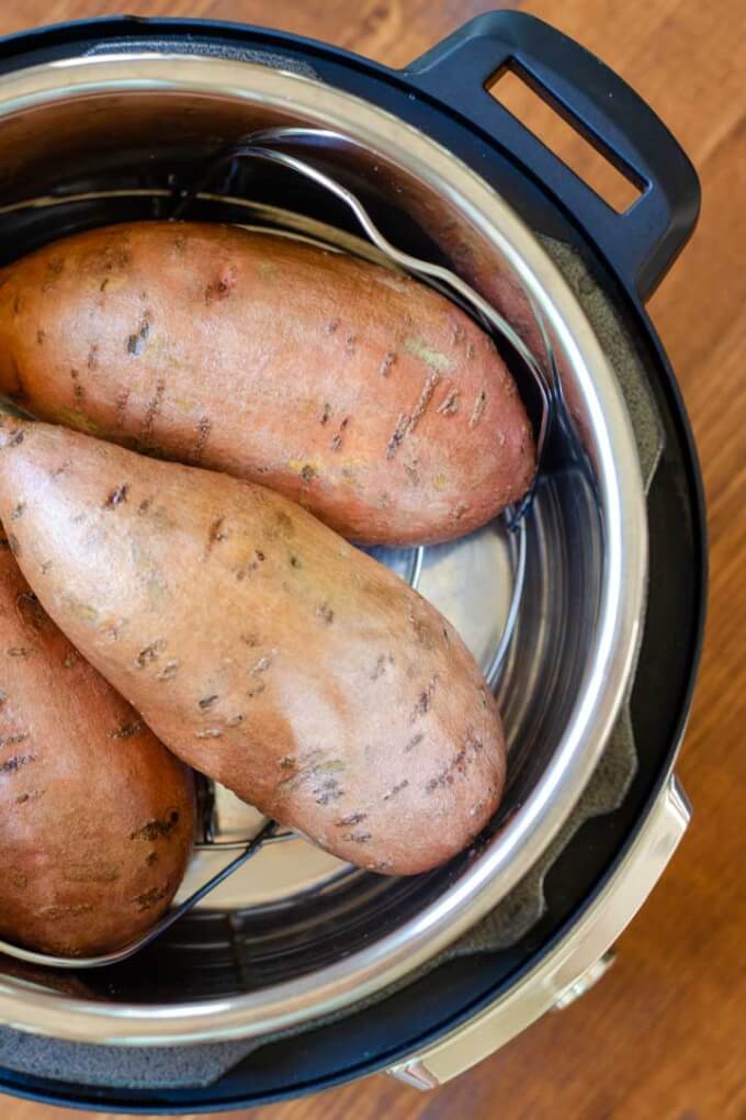 Sweet potatoes in Instant Pot