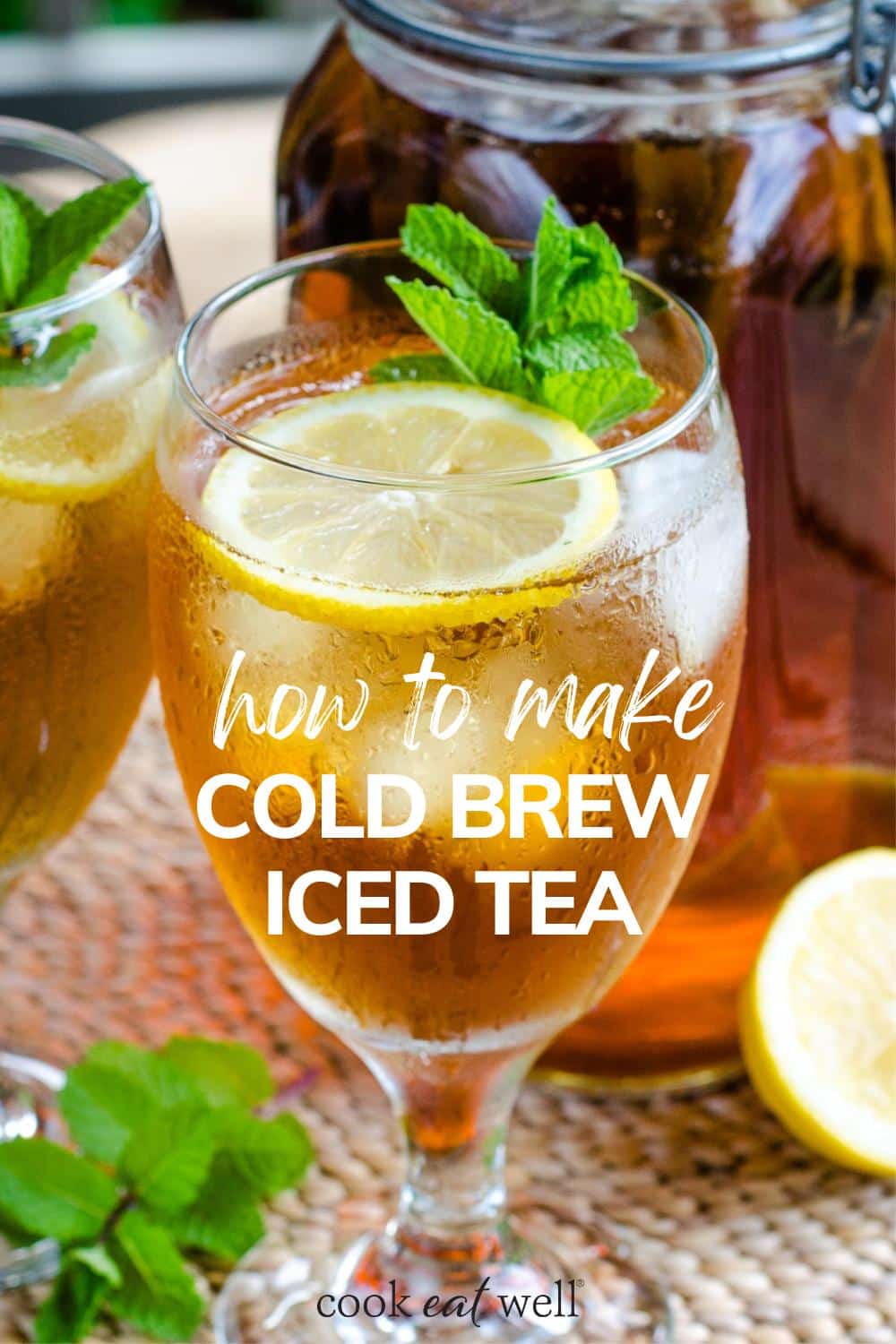 How to make cold brew iced tea