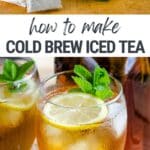 How to make cold brew iced tea