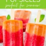 Real fruit popsicles - perfect for summer!