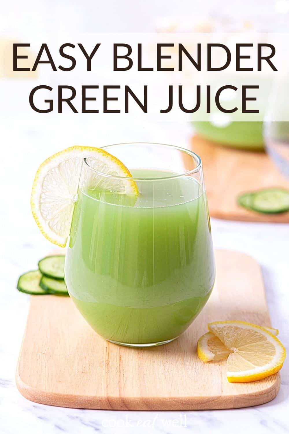 Easy Blender Green Juice Recipe - Cook Eat Well