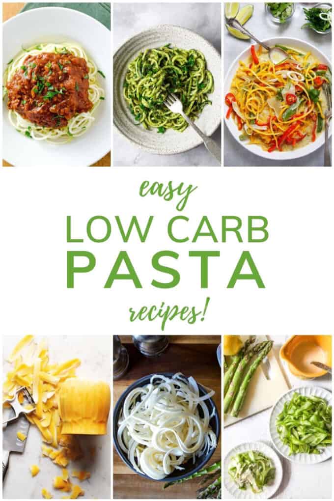 Easy low carb pasta recipes!