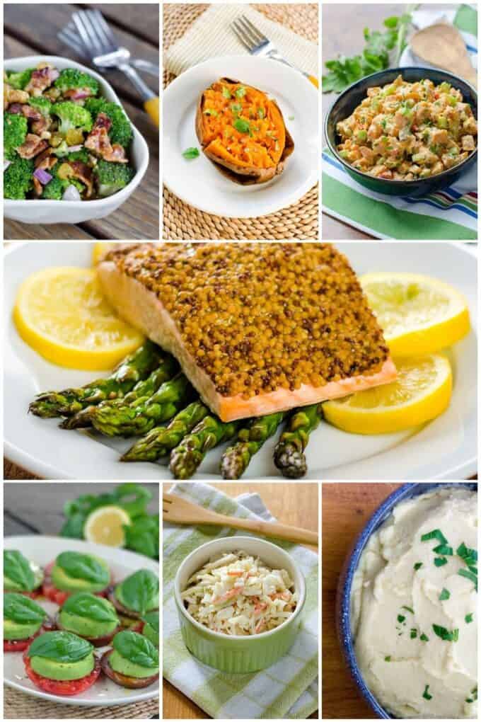 Healthy salmon side dishes