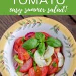 Cucumber tomato easy summer salad!