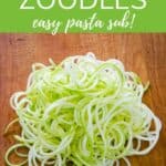 How to make zoodles - easy pasta sub!