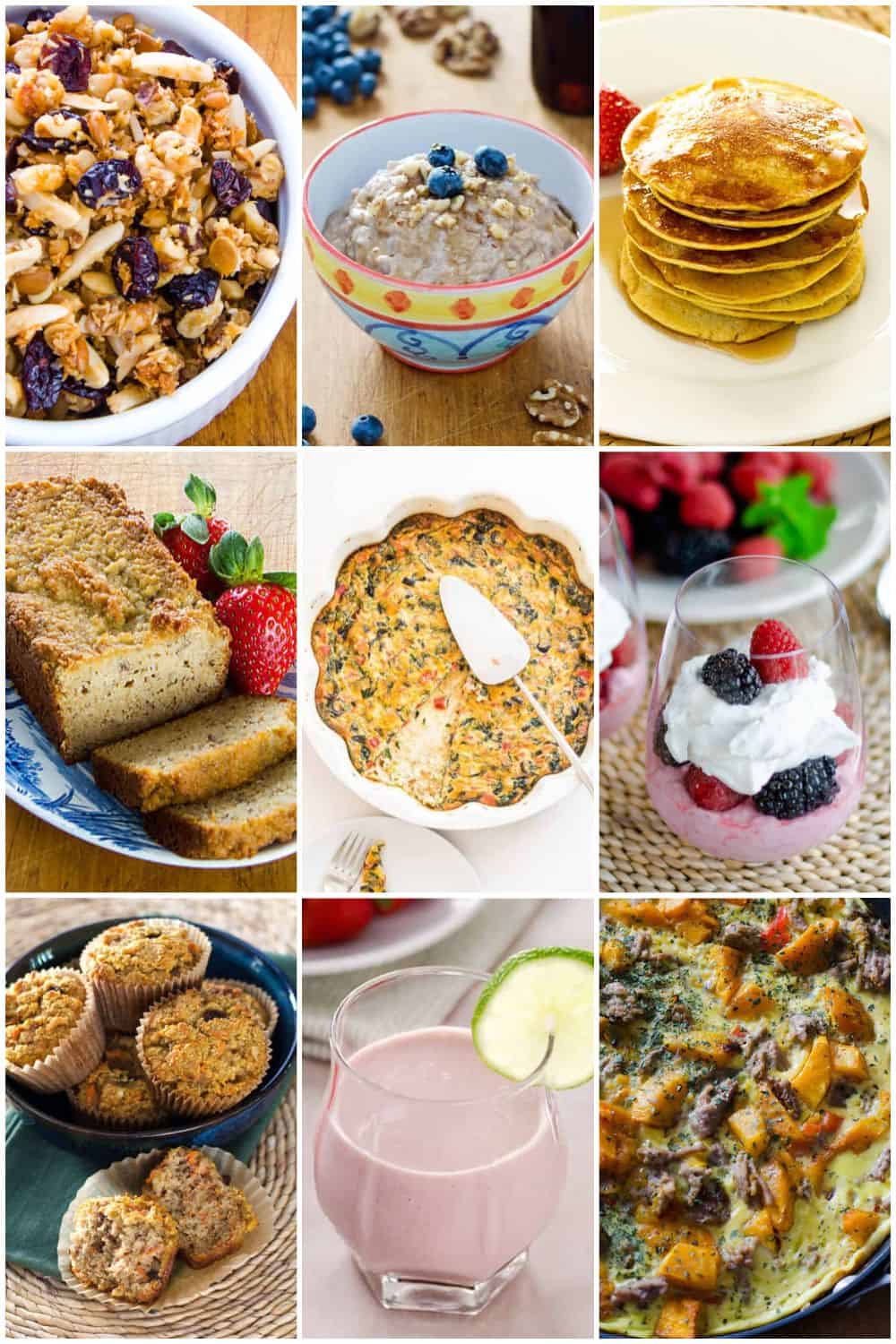 Gluten -free, dairy-free breakfast ideas