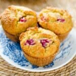 Almond flour cranberry muffins