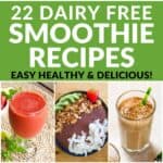 22 dairy free smoothie recipes easy healthy & delicious!