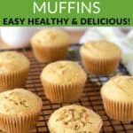 Gluten-free honey walnut muffins - easy healthy & delicious!