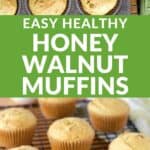 Easy Healthy Honey Walnut Muffins