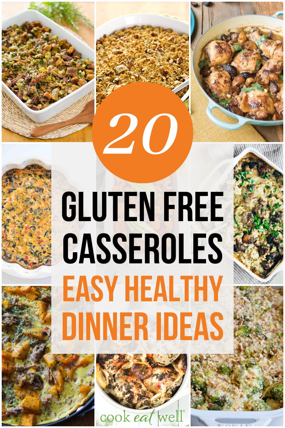 20 Gluten free casseroles - easy healthy dinner ideas