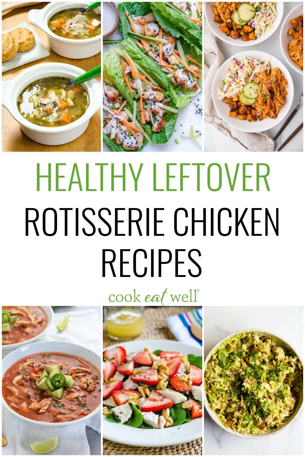 Healthy leftover rotisserie chicken recipes