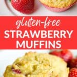 Gluten-free strawberry muffins