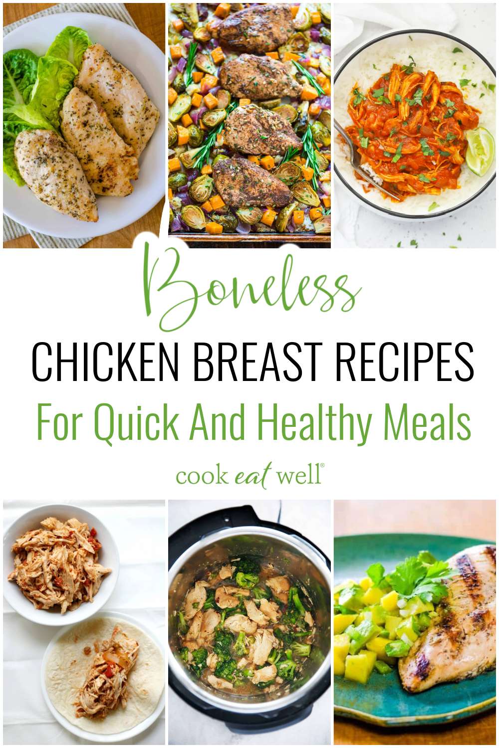 Boneless chicken breast recipes for quick and healthy meals